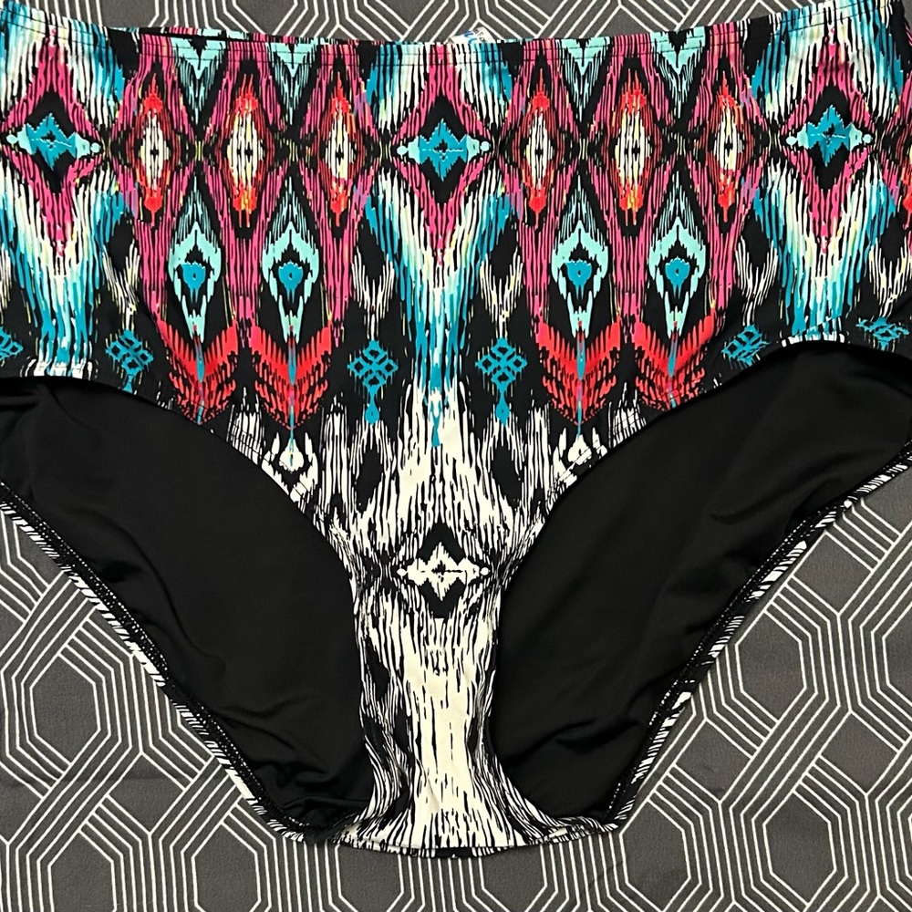La Vie En Rose Multicolor Bikini Bottom